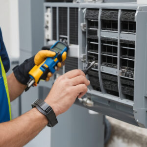 MDi HVAC Tech at Work