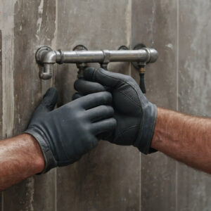 MDi plumbing HVAC tech at work